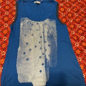 Express Tank with Beads Star/Flag pattern XS